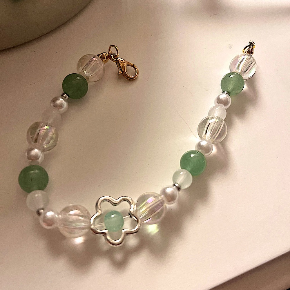 handmade cute green bracelet